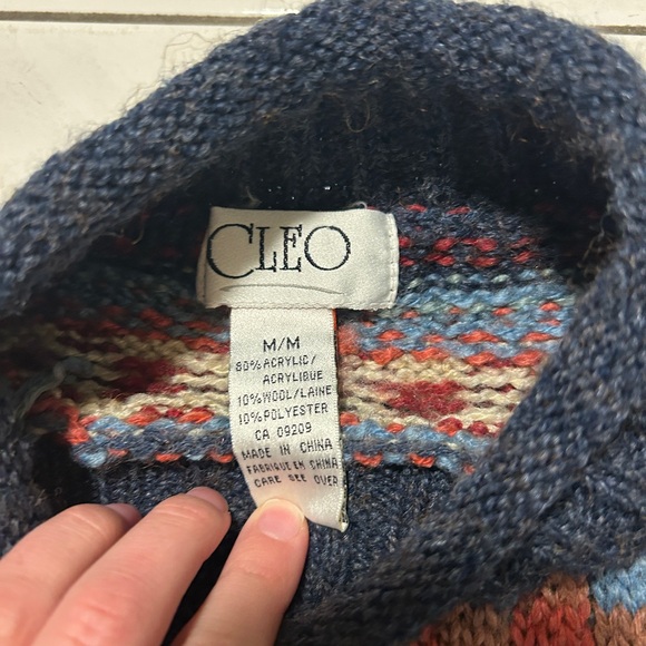 Cleo Oversized Patterned Multicolour Knit Medium - Picture 3 of 4